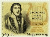 Mihály Csokonai Vitéz was born 250 years ago