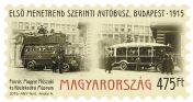 The first Schedeled bus service (Budapest, 1915)