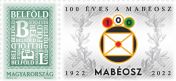 100 éves a Mabéosz - tematikus személyes bélyeg