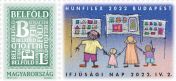 HUNFILEX 2022 Budapest Bélyeg-világbajnokság – Ifjúsági nap - tematikus személyes bélyeg 