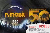 Magyar rockklasszikusok IV.: P.Mobil - piros ssz. vágott bélyegblokk