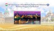 A Magyarország és Thaiföld közötti diplomáciai kapcsolatok felvételének 50 évfordulója