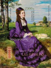 The 150-year-old painting by Pál Szinyei Merse: Lady in Violet mperforated souvenir sheet 