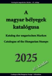 Catalogue of the stamps of Hungary 2025 with two souvenir sheets