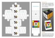 50th anniversary of the patenting of the Rubik's cube® stamp set 