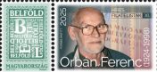 Híres Filatelisták XI.: Orbán Ferenc - tematikus személyes bélyeg