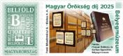 Magyar Örökség díj 2025 - Bélyegmúzeum - tematikus személyes bélyeg