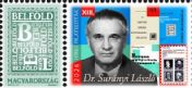 Eminent philatelists XII.: Dr. L&aacute;szl&oacute; Sur&aacute;nyi - thematic personalised stamp