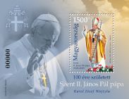 100 éve született Szent II. János Pál pápa 