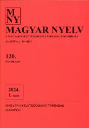 MAGYAR NYELV